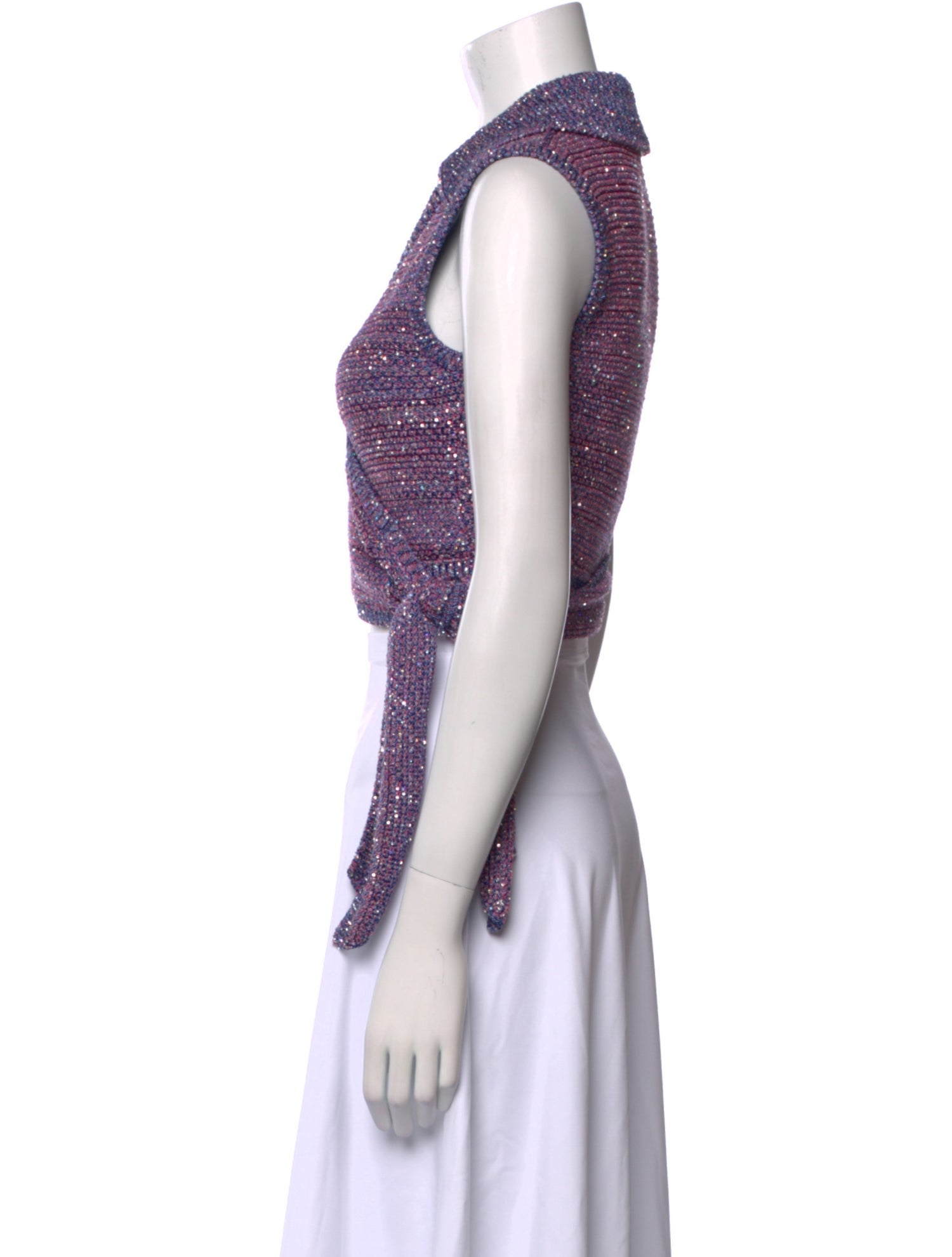 Chanel 2023 Striped Crop Top w/ Tags