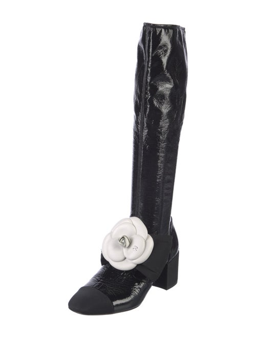 Chanel 2023 Interlocking CC Logo Riding Boots