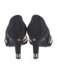 Chanel Interlocking CC Logo Canvas D'Orsay Pumps