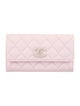 Chanel Interlocking CC Logo Trifold Wallet