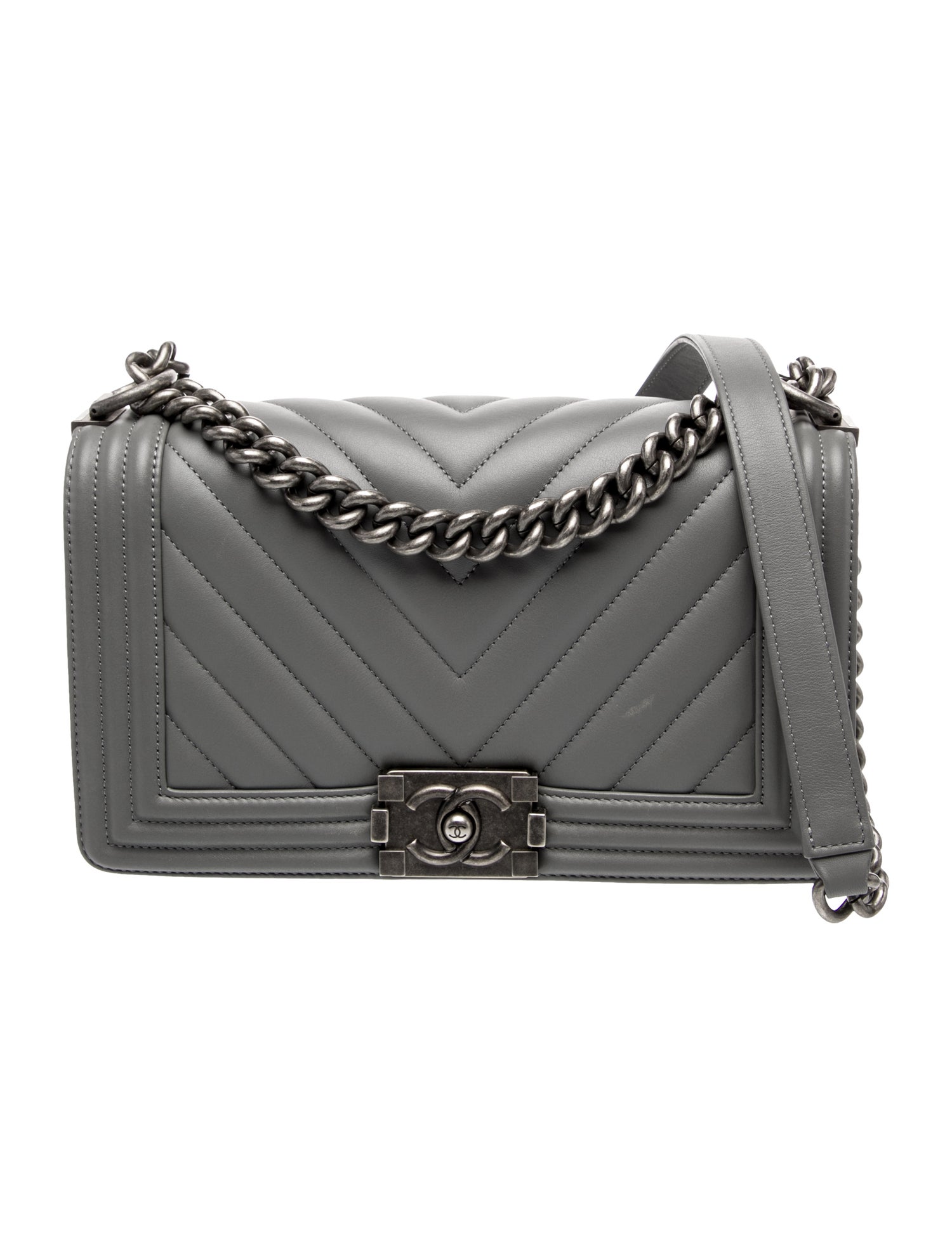 Chanel Medium Chevron Boy Bag