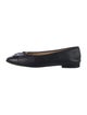 Chanel Interlocking CC Logo Lambskin Ballet Flats