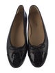 Chanel Interlocking CC Logo Lambskin Ballet Flats