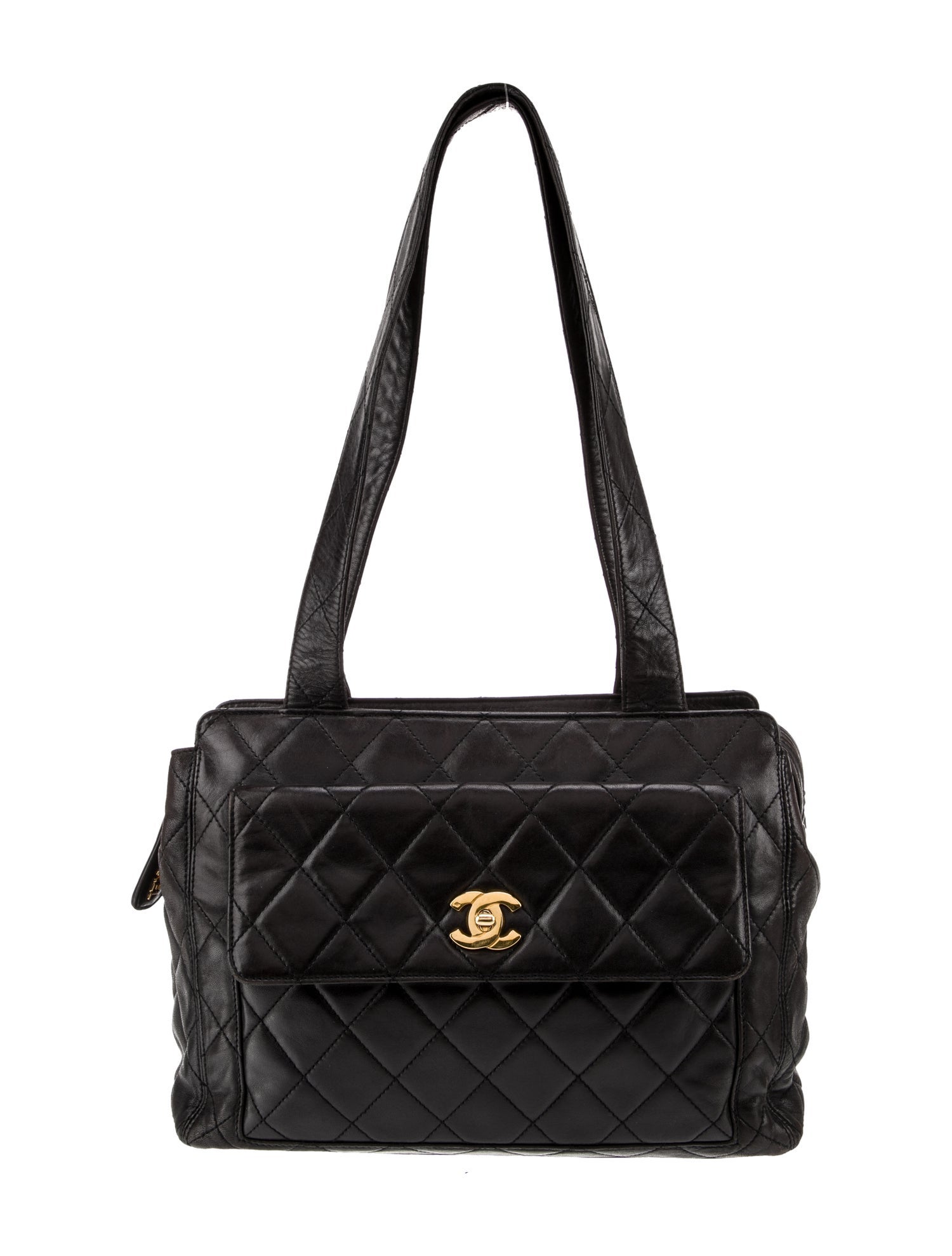 Chanel Quilted CC Shoulder Bag