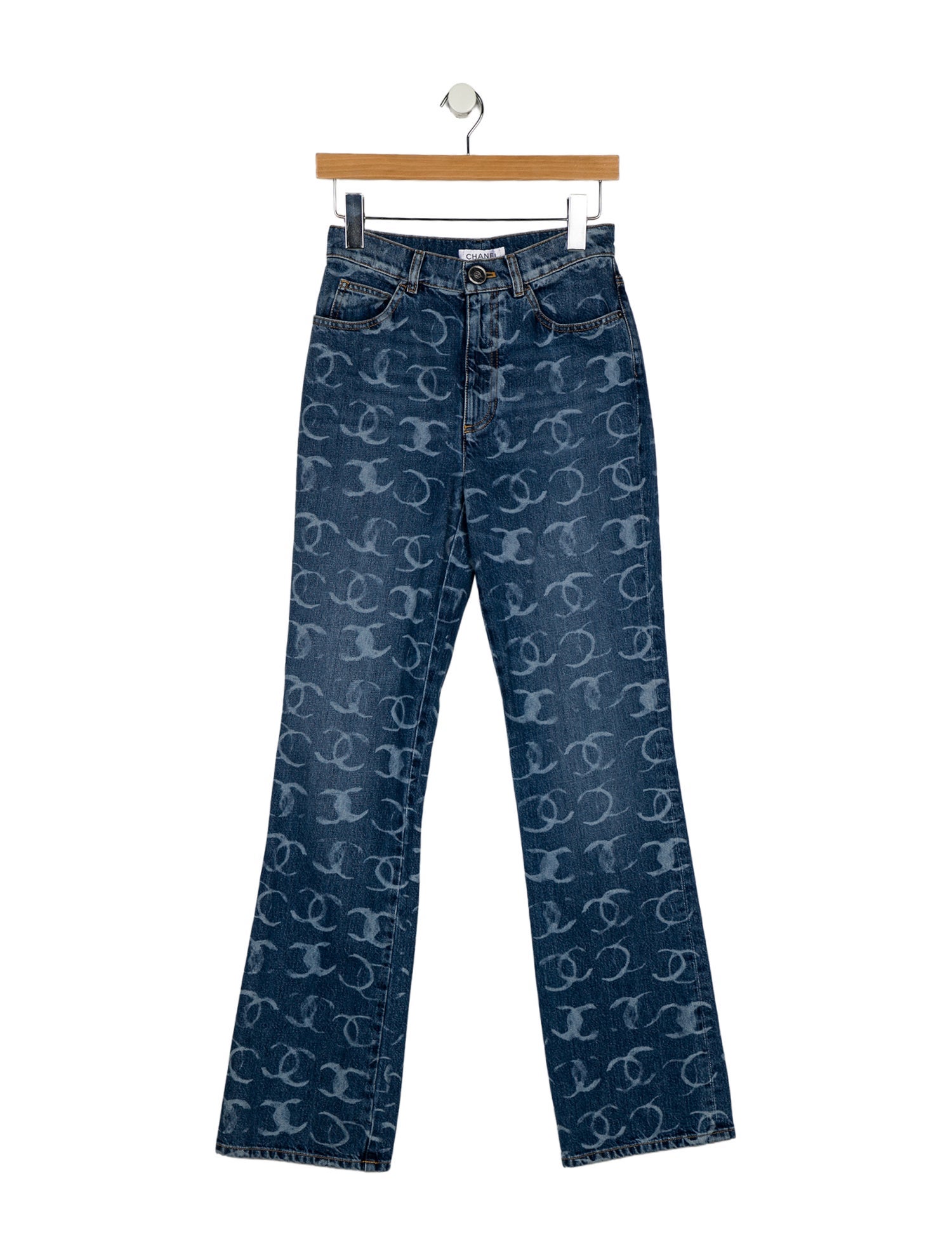 Chanel 2023 Wide Leg Jeans w/ Tags