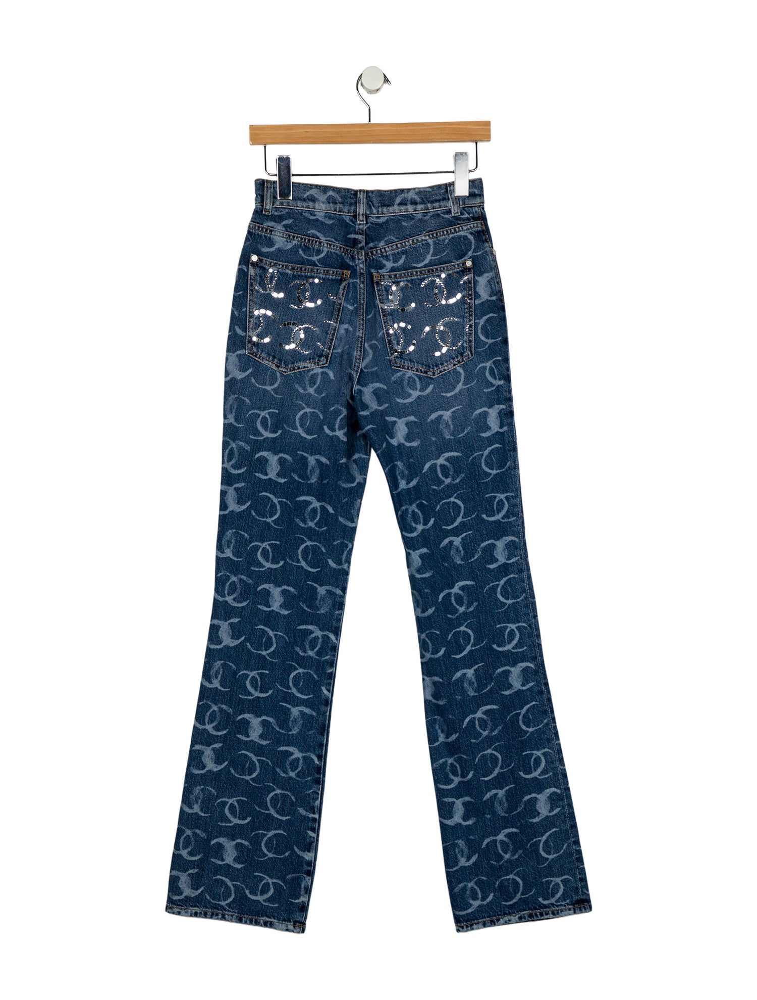 Chanel 2023 Wide Leg Jeans w/ Tags