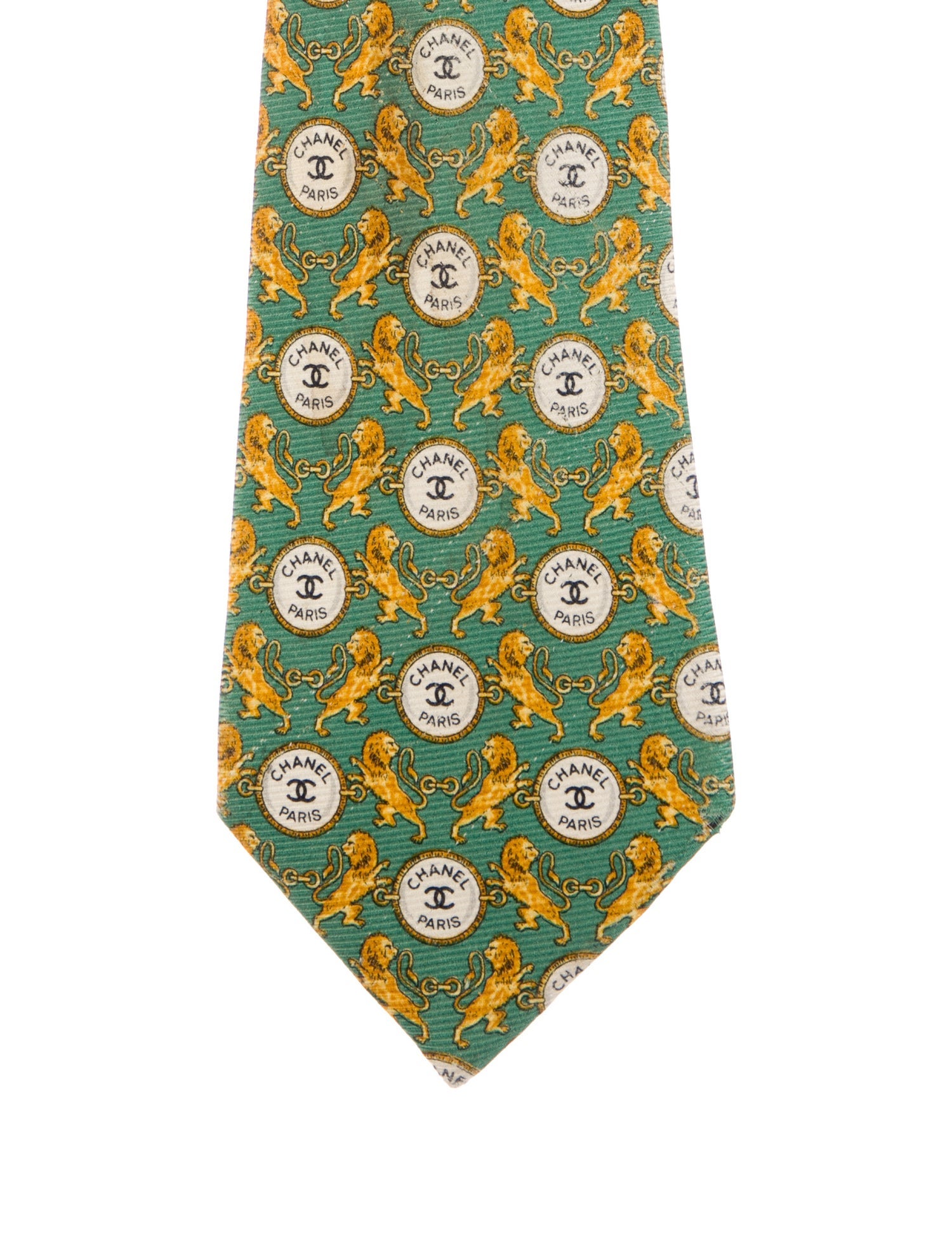 Chanel Vintage CC Tie