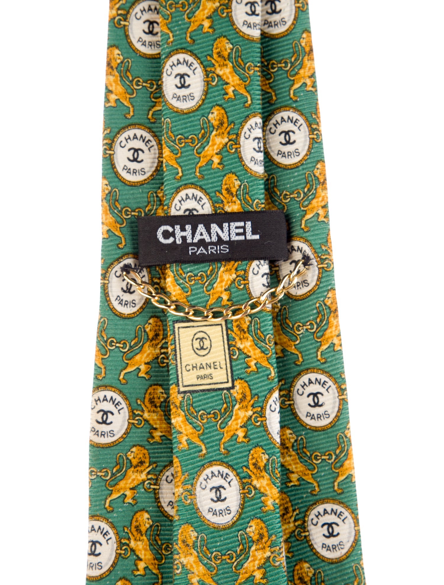 Chanel Vintage CC Tie