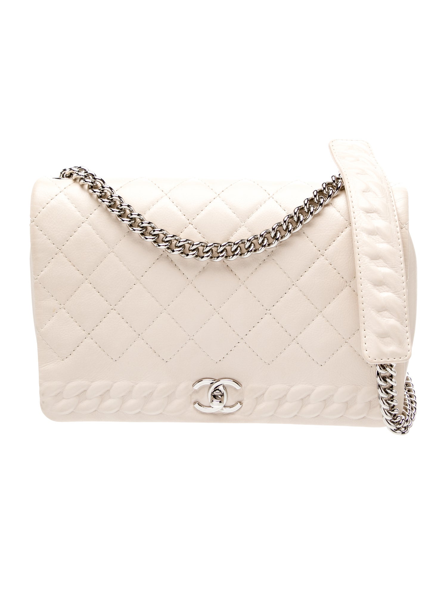 Chanel Quilted CC Shoulder Flap Bag