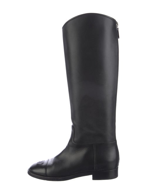 Chanel 2019 Interlocking CC Logo Riding Boots