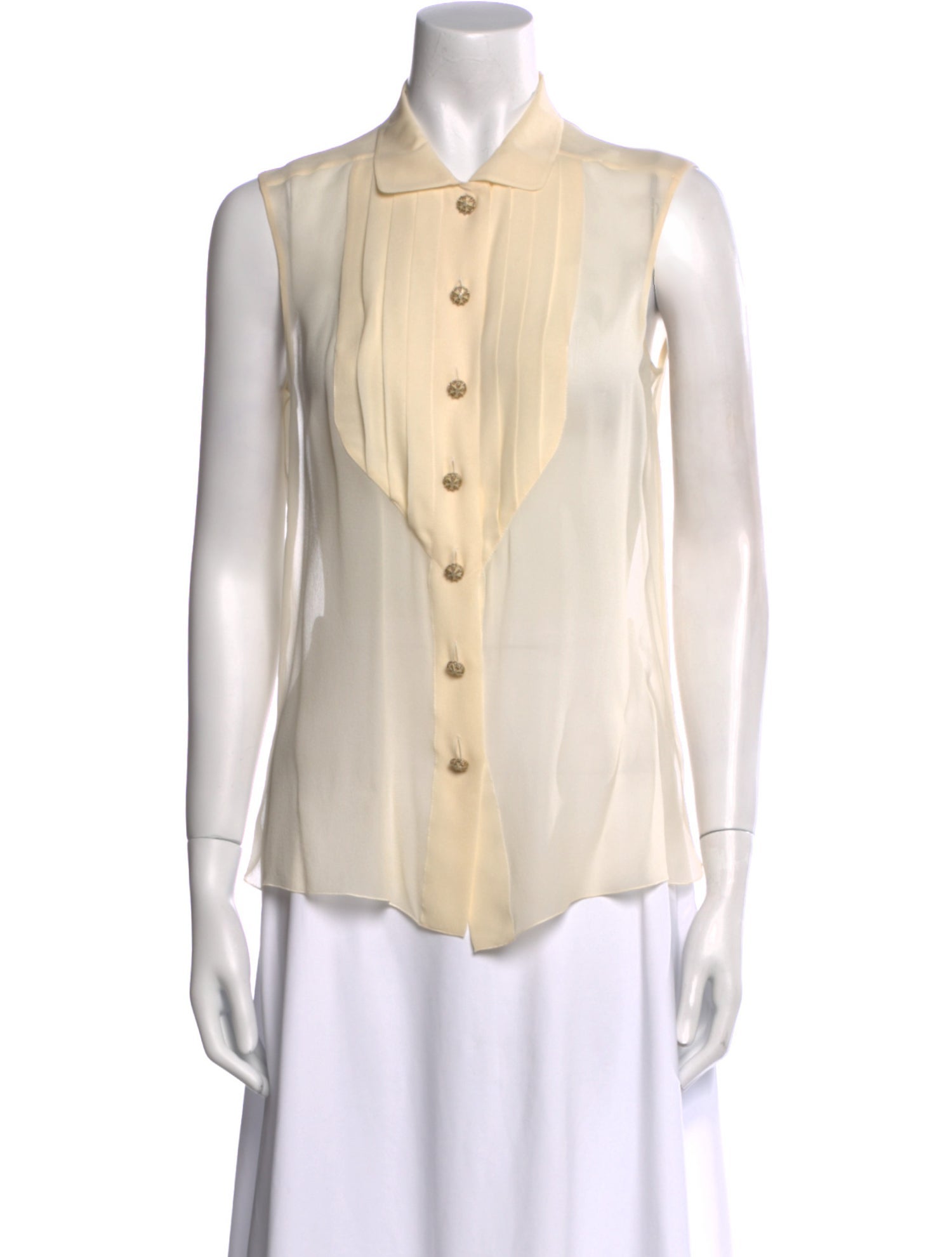 Chanel Vintage 2008 Button-Up Top