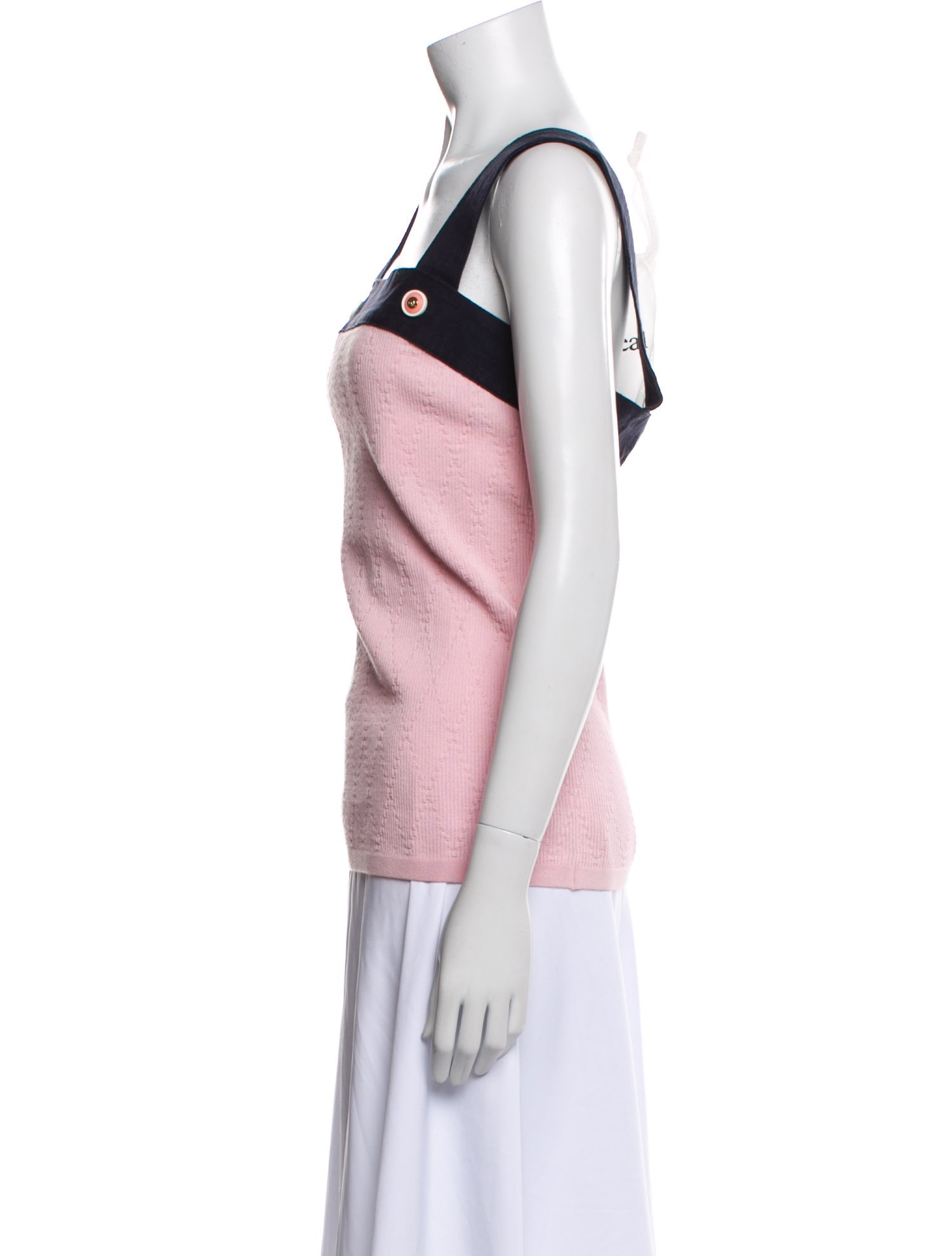 Chanel 2015 Square Neckline Top