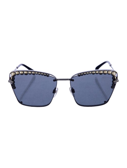 Chanel Interlocking CC Logo Square Sunglasses