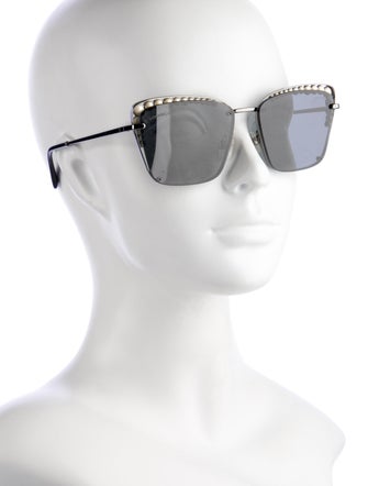 Chanel Interlocking CC Logo Square Sunglasses