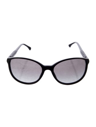 Chanel Interlocking CC Logo Oversize Sunglasses