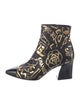 Chanel Interlocking CC Logo Leather Boots