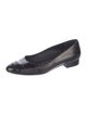 Chanel Interlocking CC Logo Patent Leather Flats