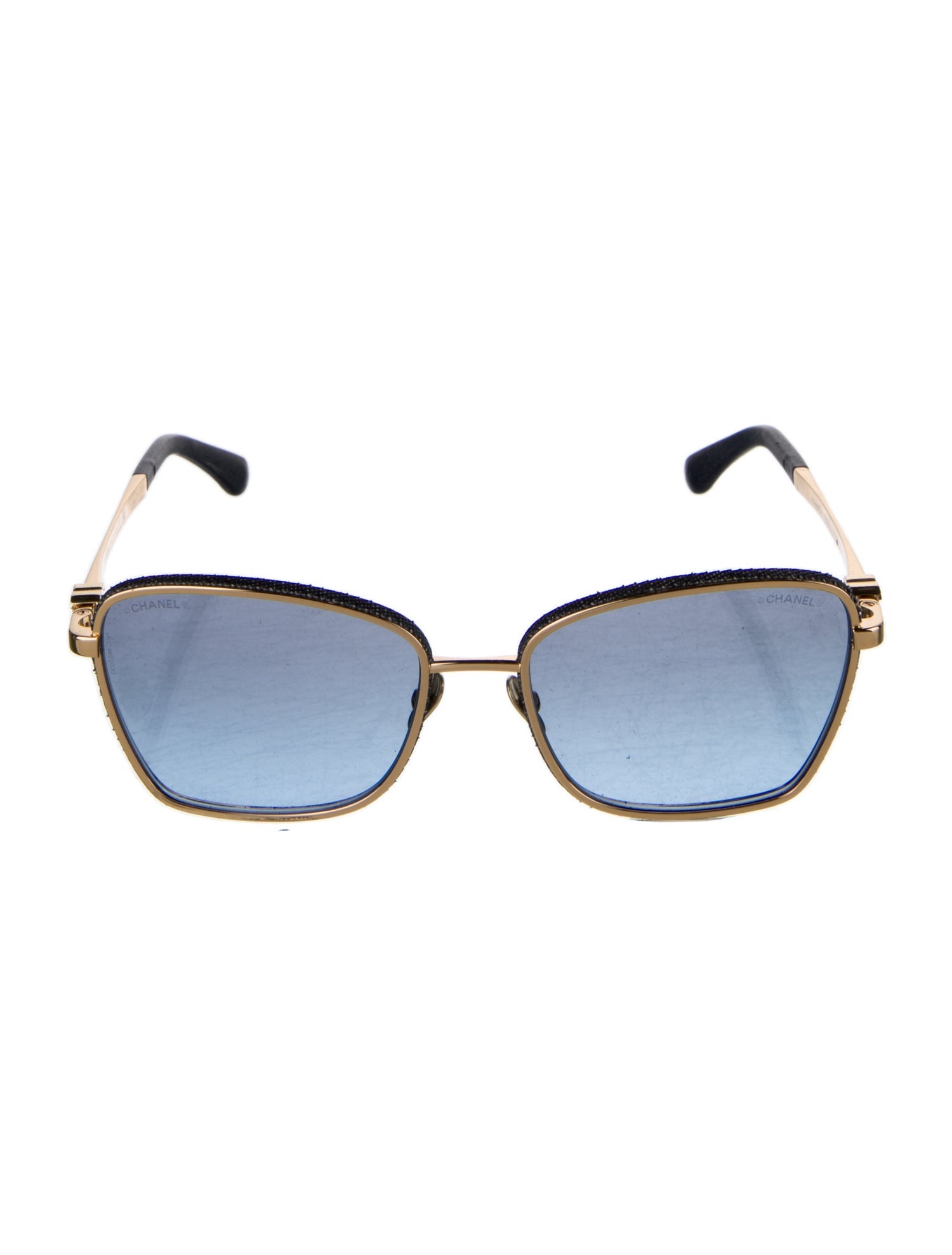 Chanel Interlocking CC Logo Square Sunglasses