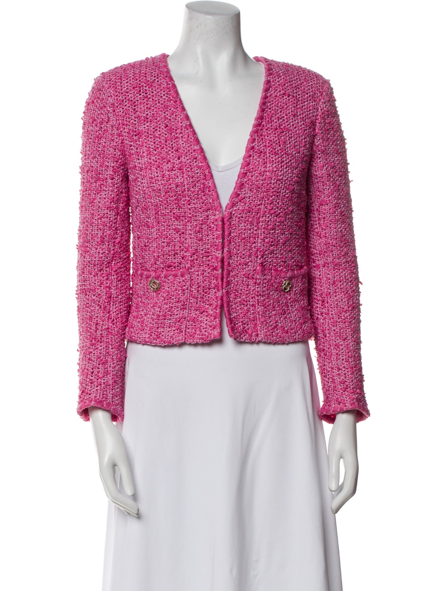 Chanel 2021 Tweed Pattern Evening Jacket