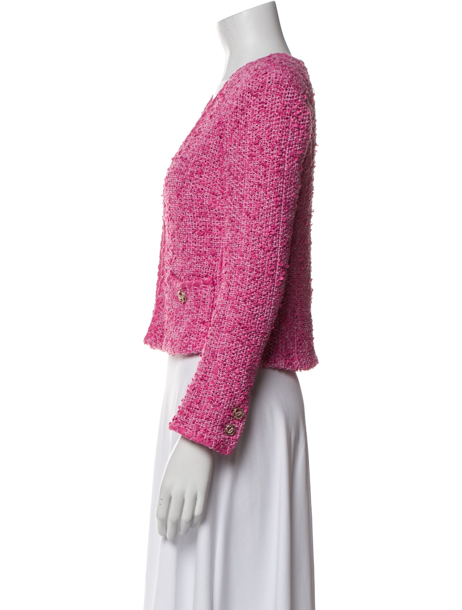 Chanel 2021 Tweed Pattern Evening Jacket