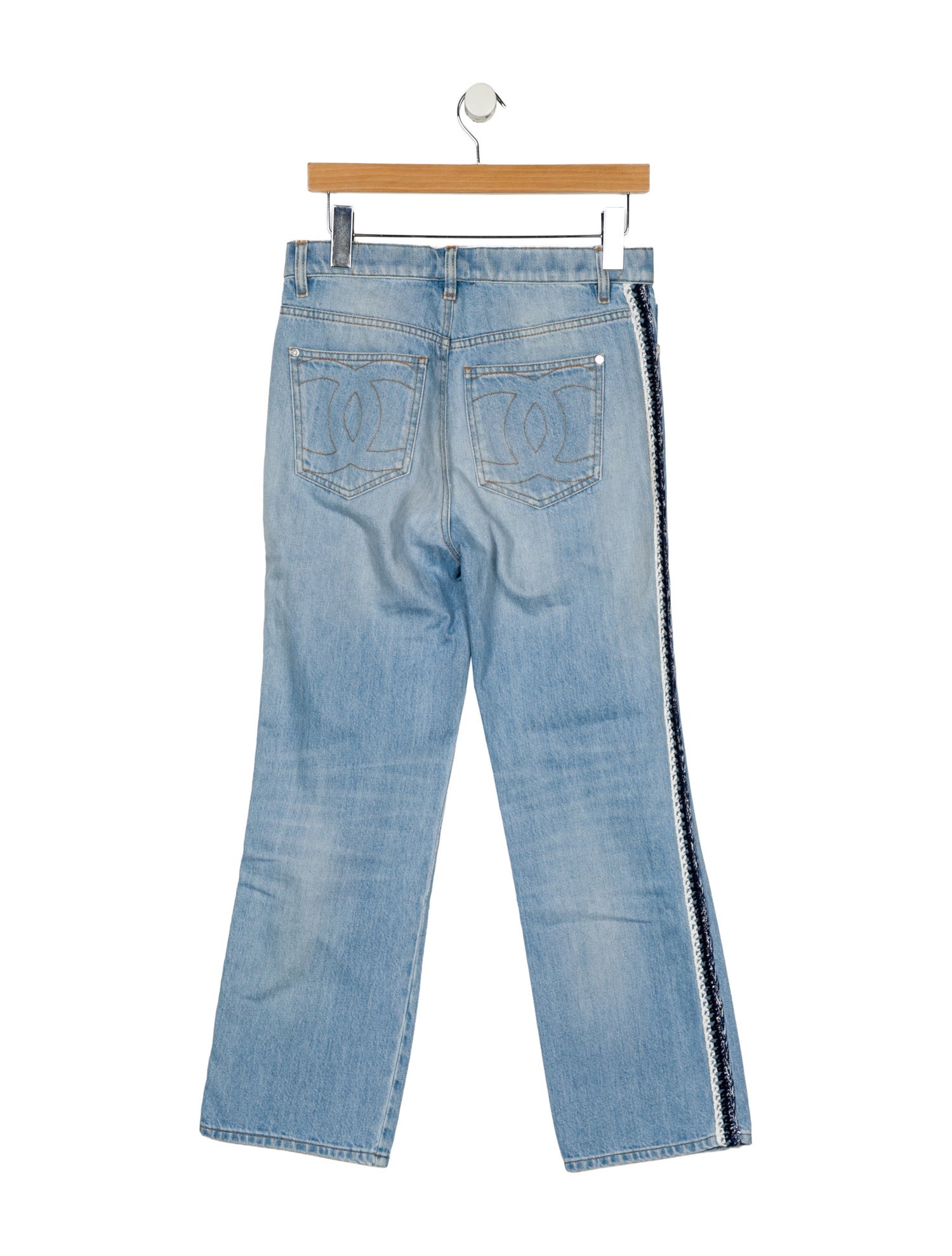 Chanel 2018 Straight Leg Jeans