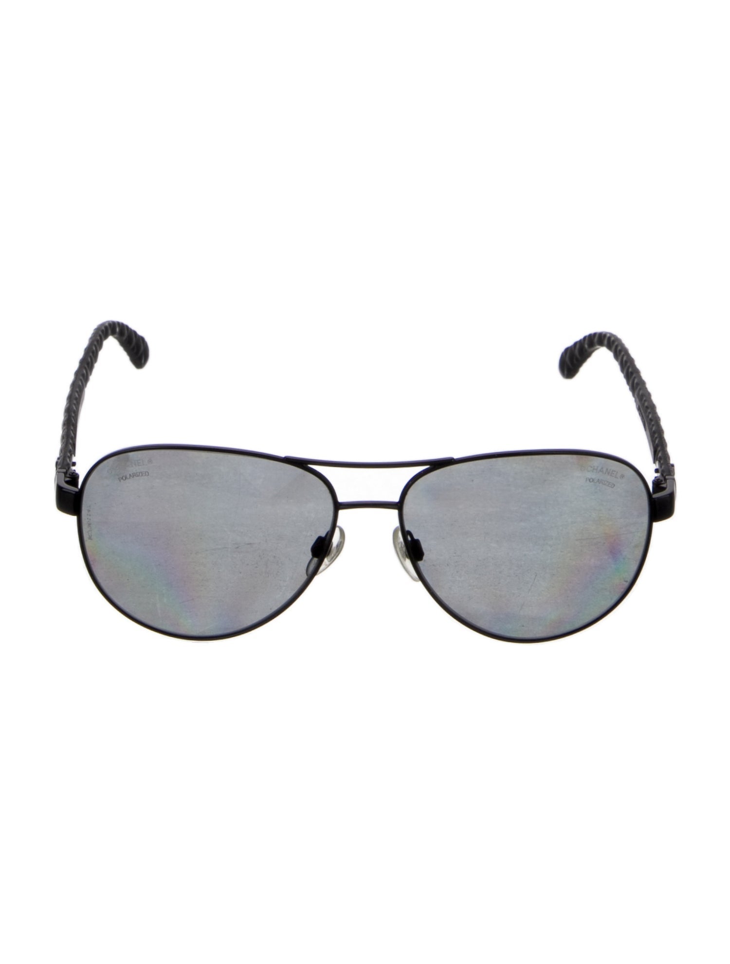 Chanel CC Aviator Sunglasses Interlocking CC Logo Sunglasses