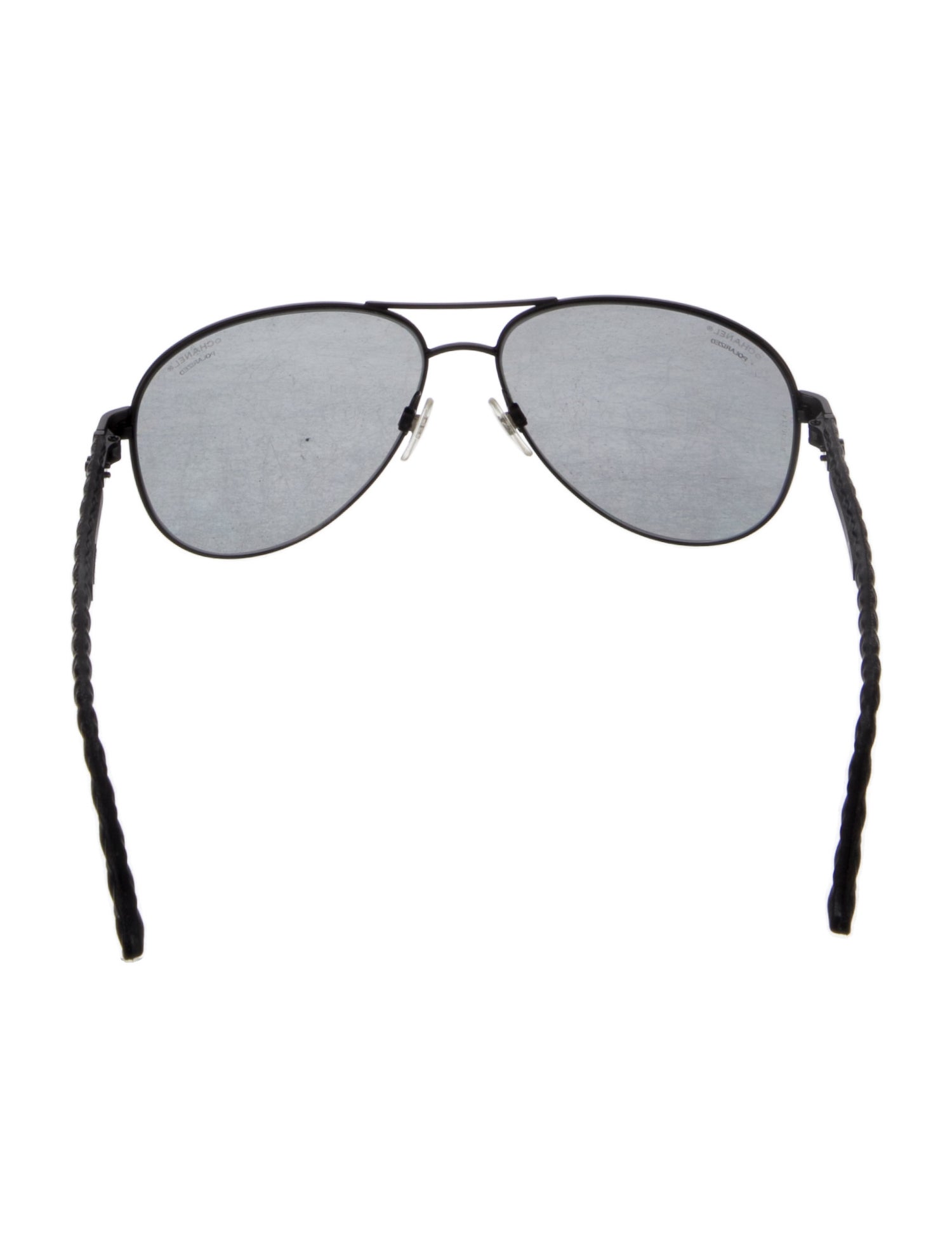 Chanel CC Aviator Sunglasses Interlocking CC Logo Sunglasses