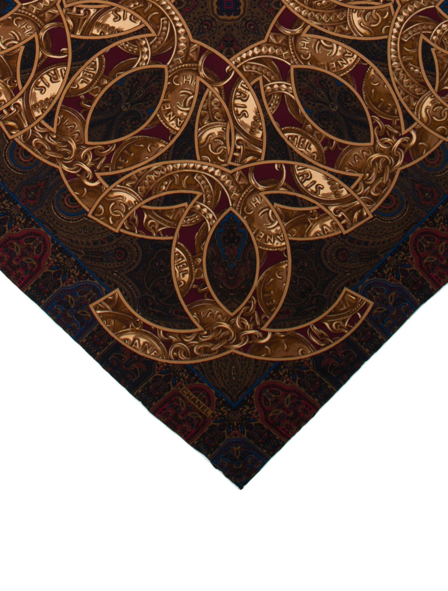 Chanel Silk Vintage Scarf