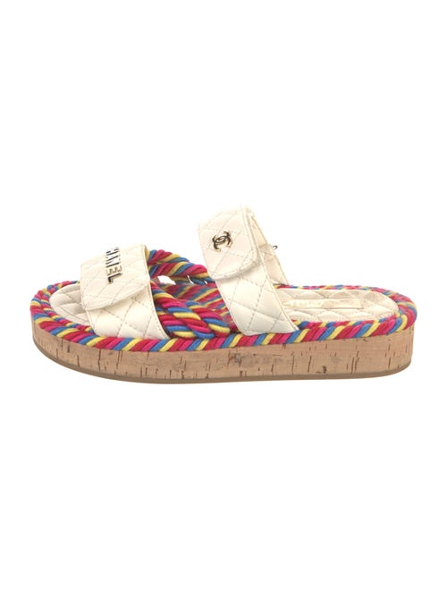 Chanel 2021 Interlocking CC Logo Espadrilles