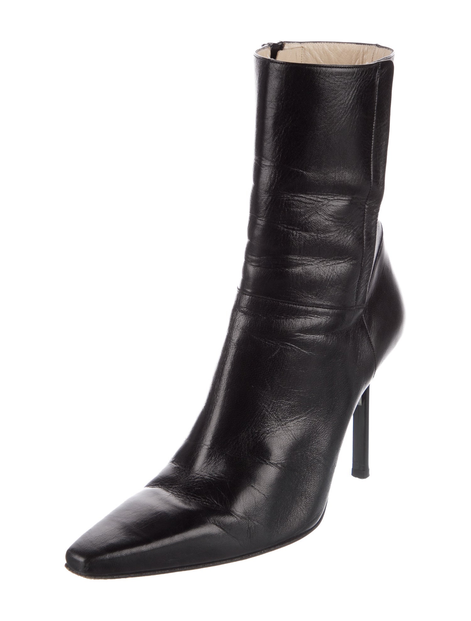 Chanel Vintage Interlocking CC Logo Boots