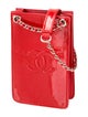 Chanel Patent CC Phone Holder Crossbody