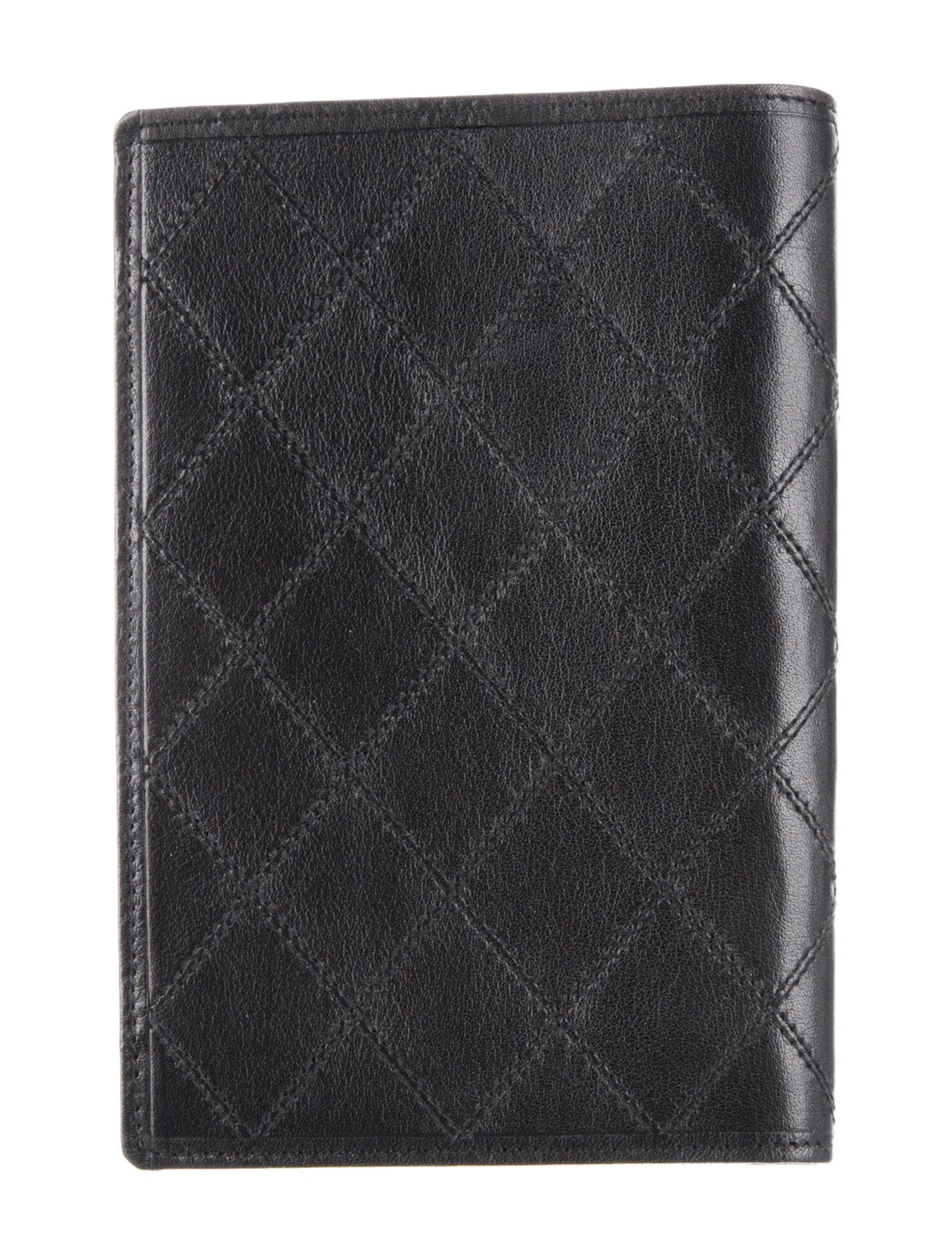 Chanel 1989-1991 Quilted Pattern Card Holder