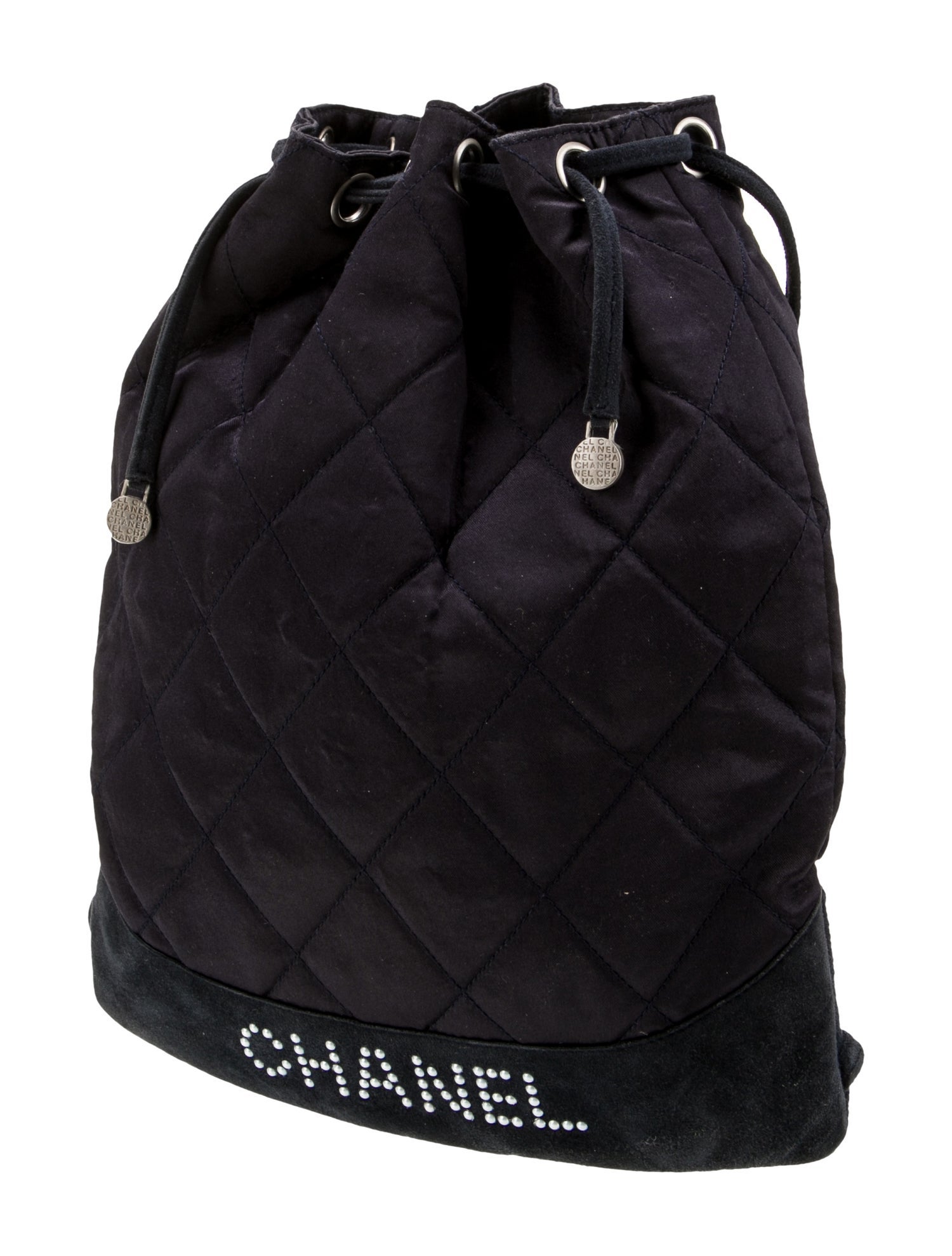 Chanel Quilted Drawstring Backpack