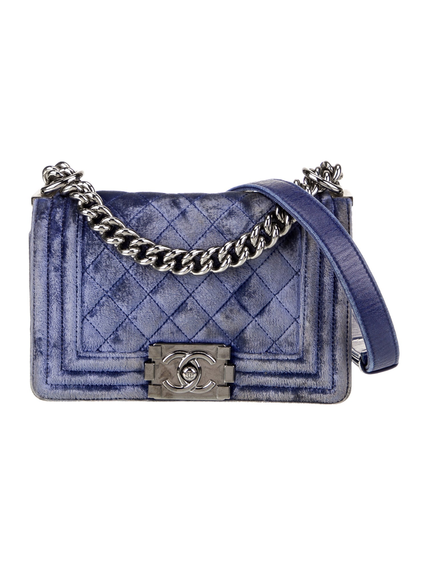 Chanel Small Velvet Boy Bag