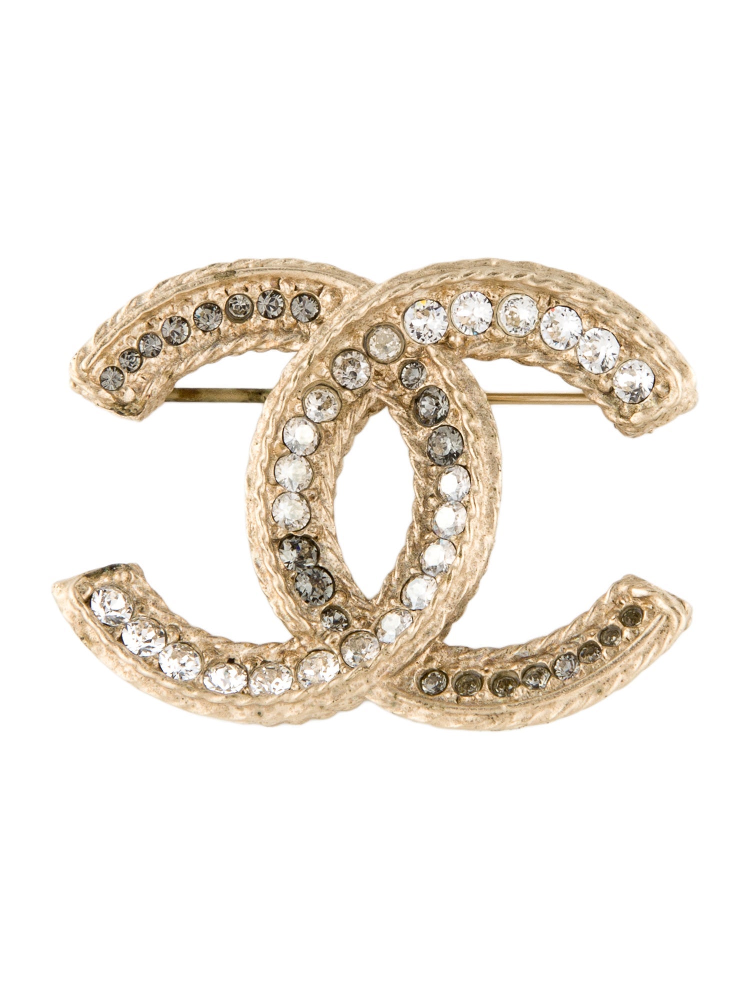 Chanel Strass CC Brooch