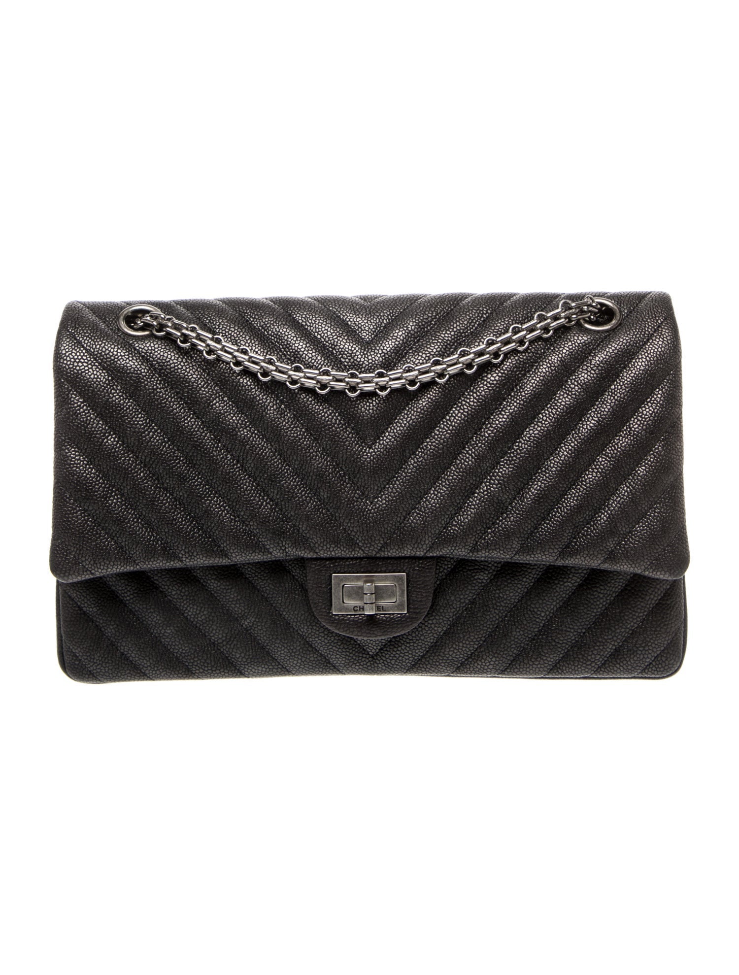 Chanel Chevron Reissue 226 Double Flap Bag