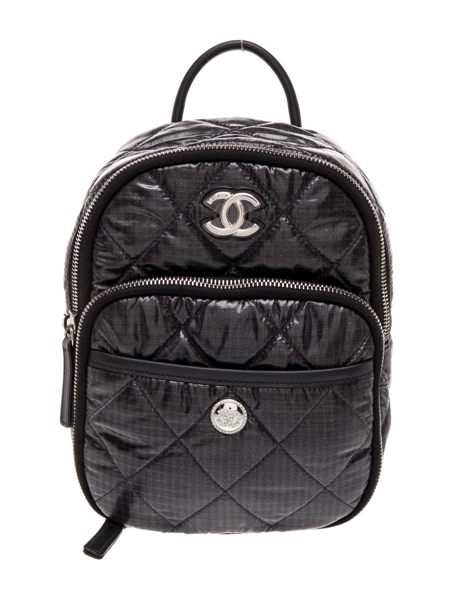 Chanel 2023 Coco Neige Quilted Nylon Mini Backpack
