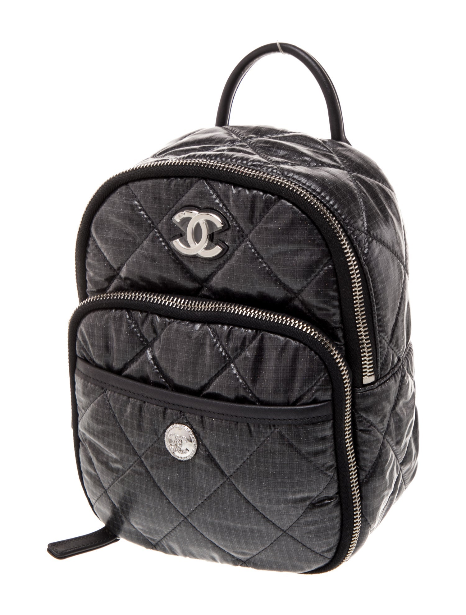 Chanel 2023 Coco Neige Quilted Nylon Mini Backpack