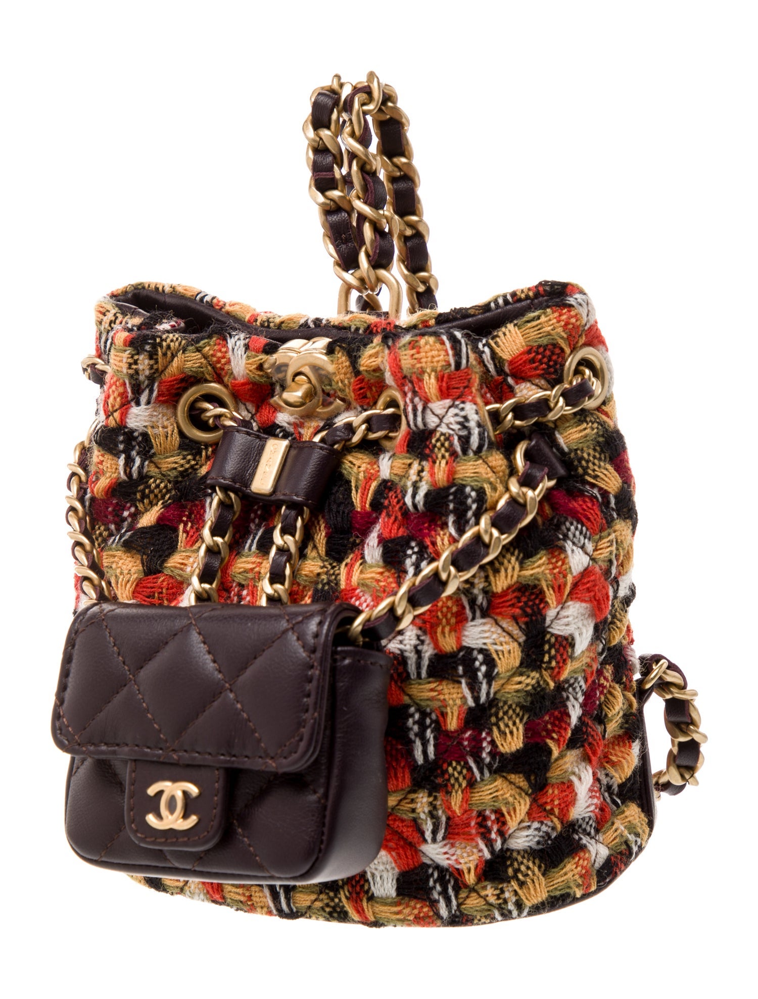 Chanel 2023 Small Tweed Backpack