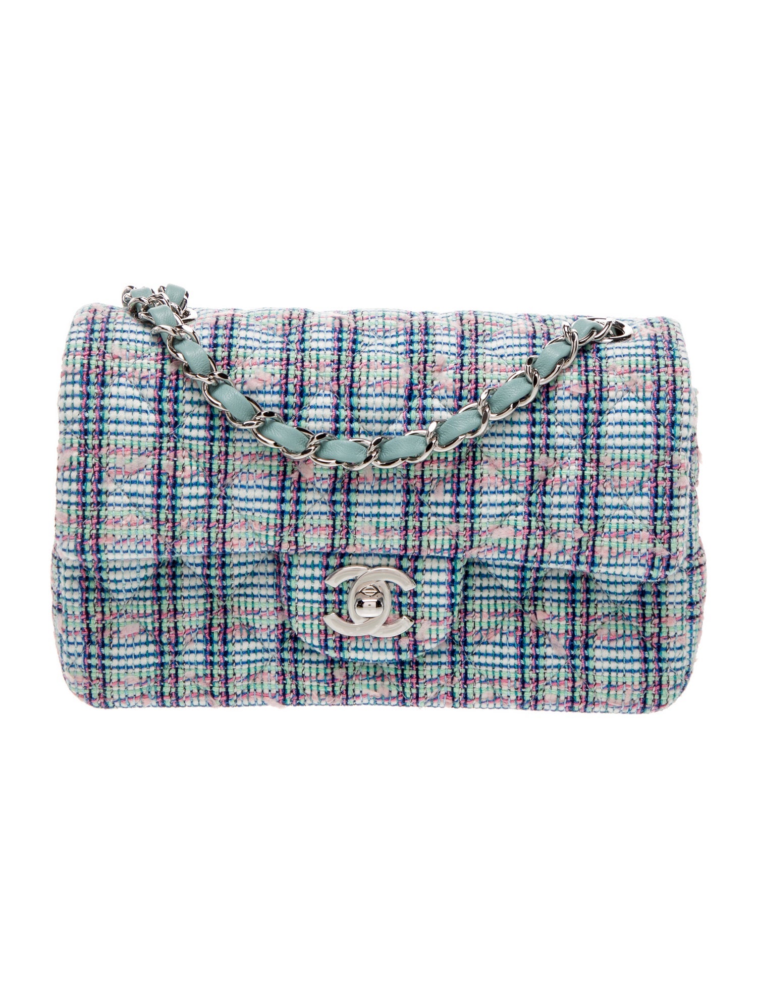 Chanel Classic Tweed Rectangular Mini Flap Bag