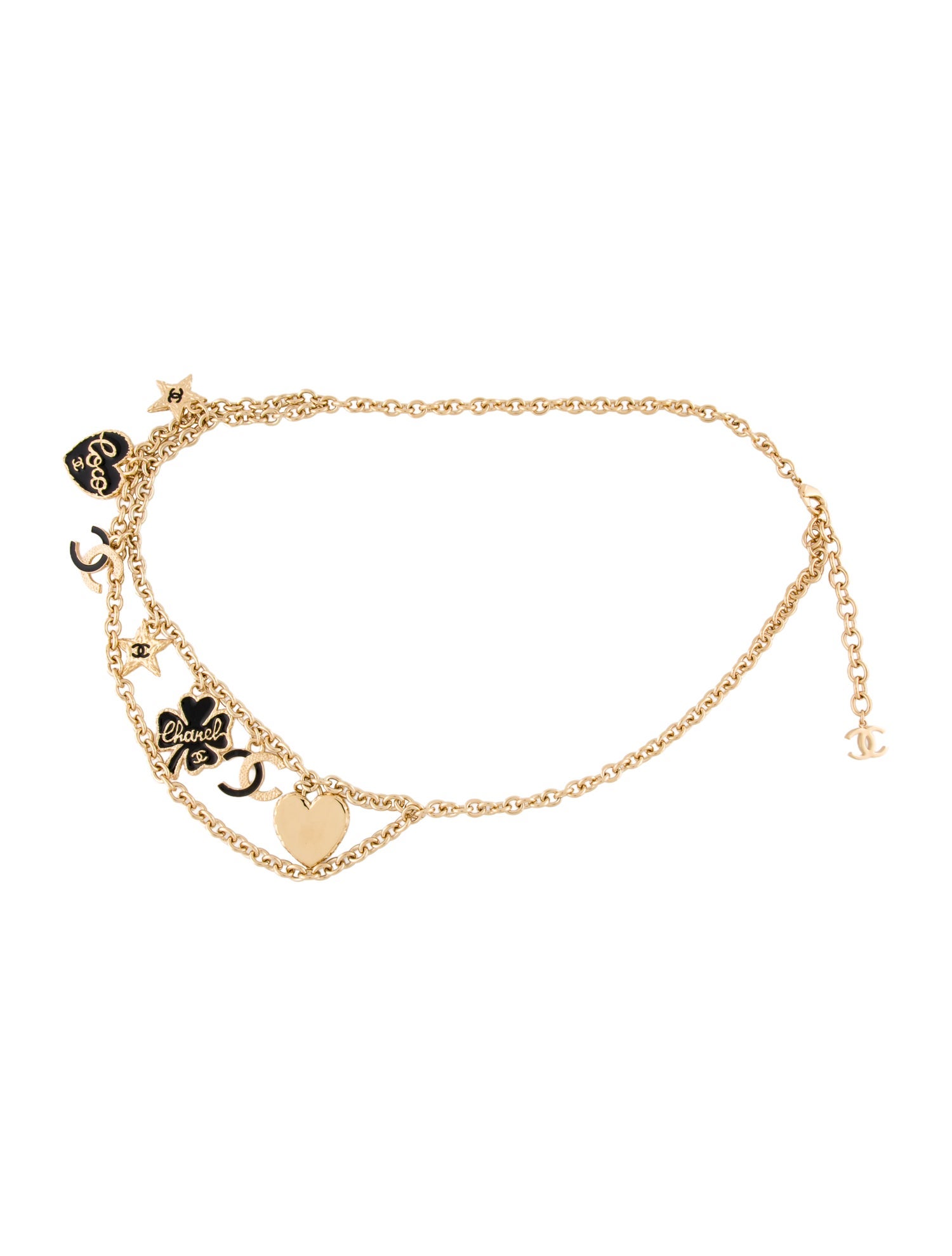 Chanel 2024 Interlocking CC Logo Waist Belt