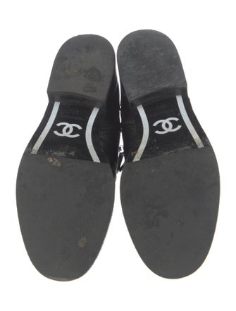 Chanel 2020 Interlocking CC Logo Moto Boots