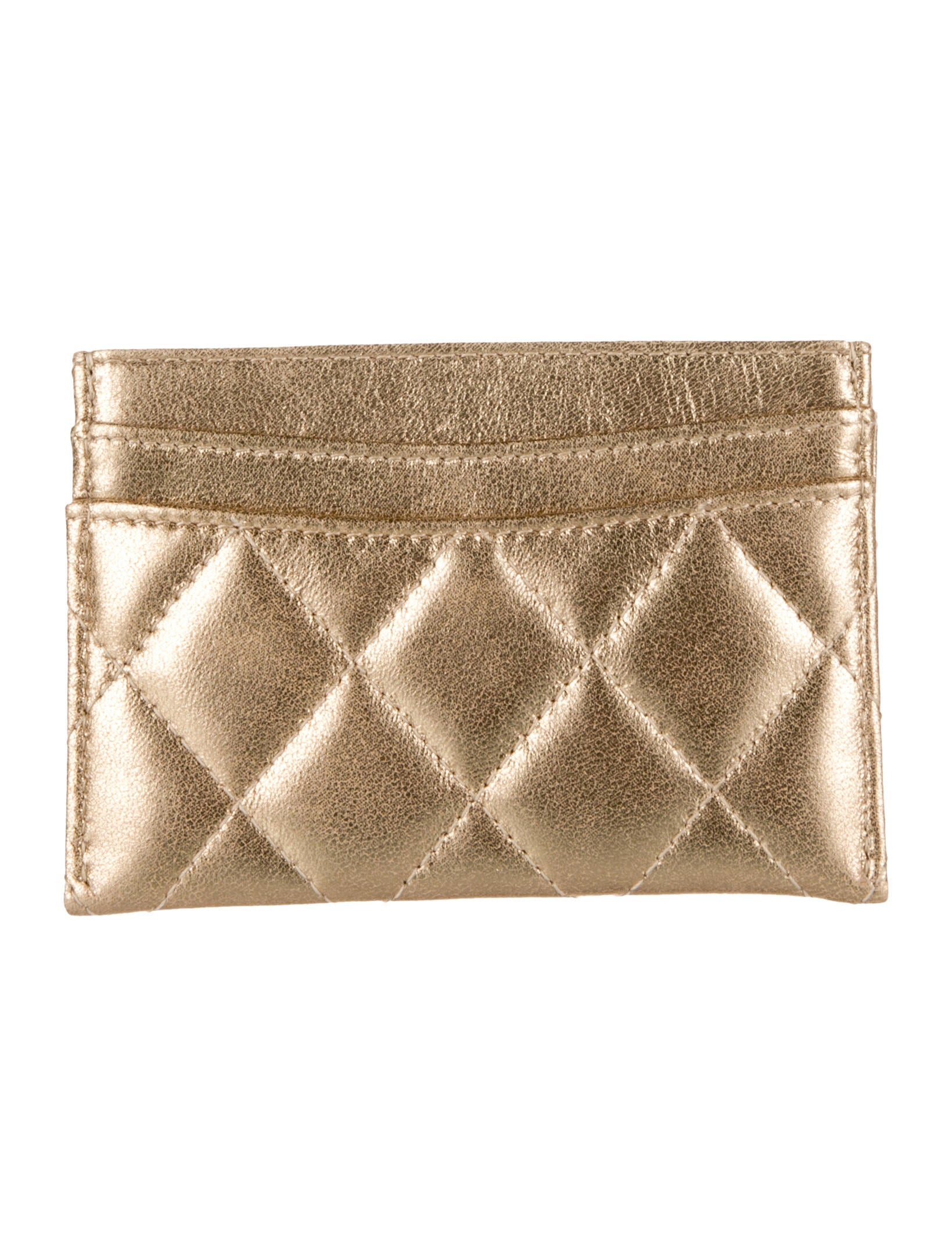 Chanel 2021 Iridescent Card Holder Wallet