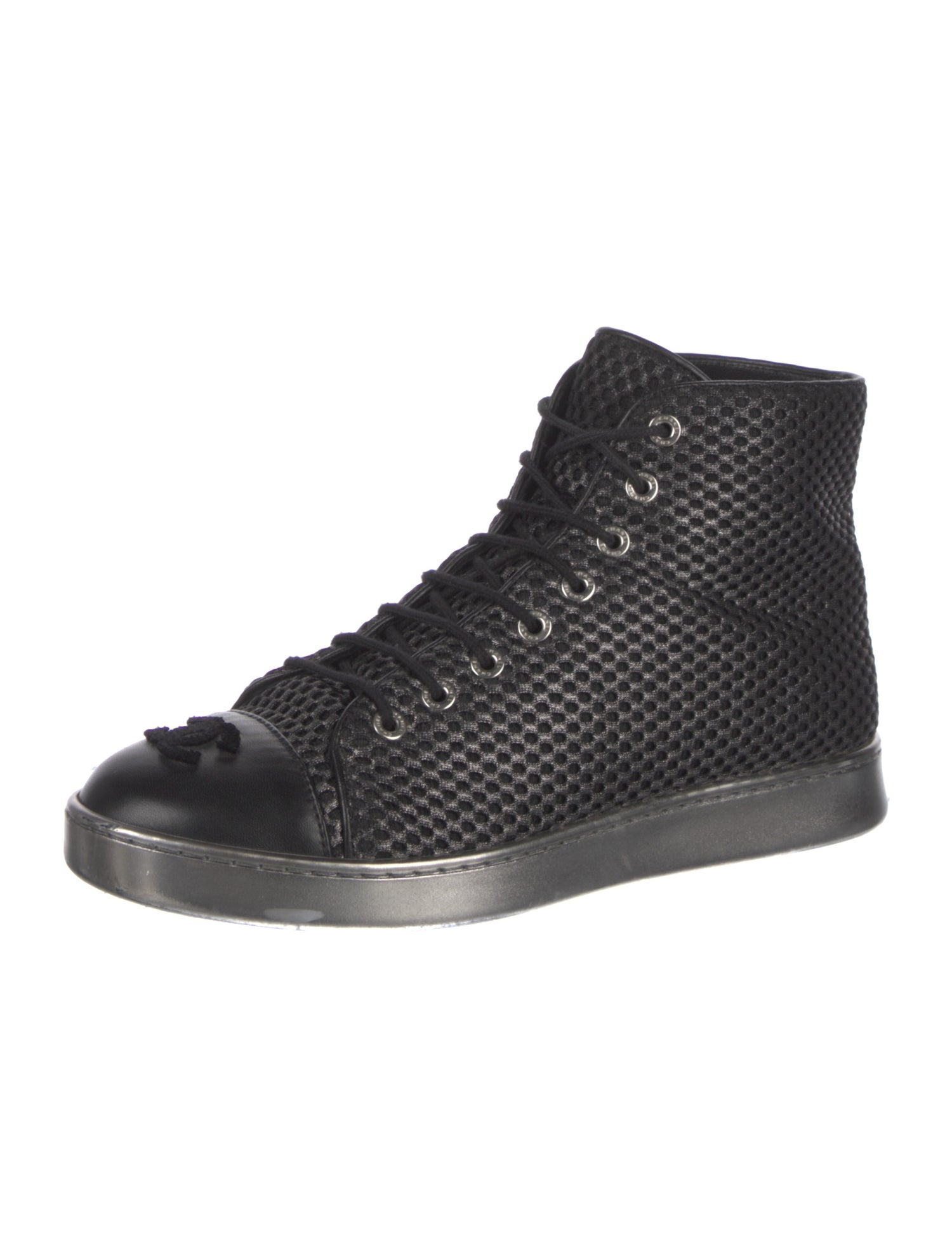 Chanel Interlocking CC Logo Sneakers