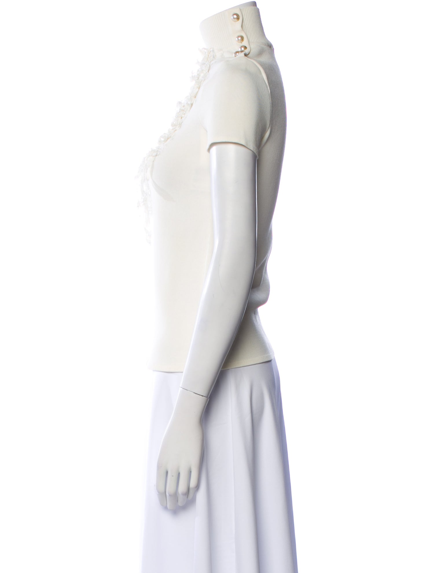 Chanel 2012 Mock Neck Top