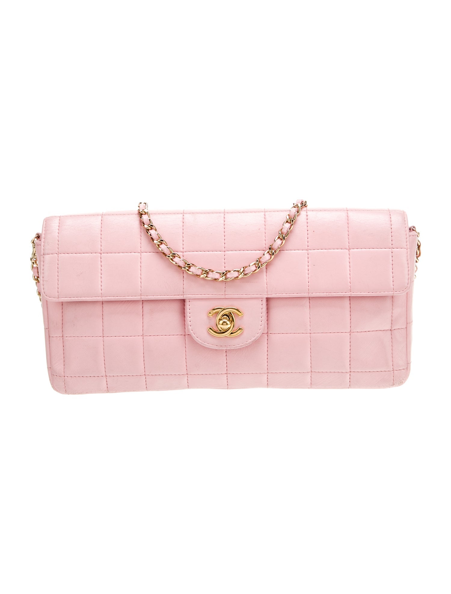 Chanel Square Quilt E/W Flap Bag