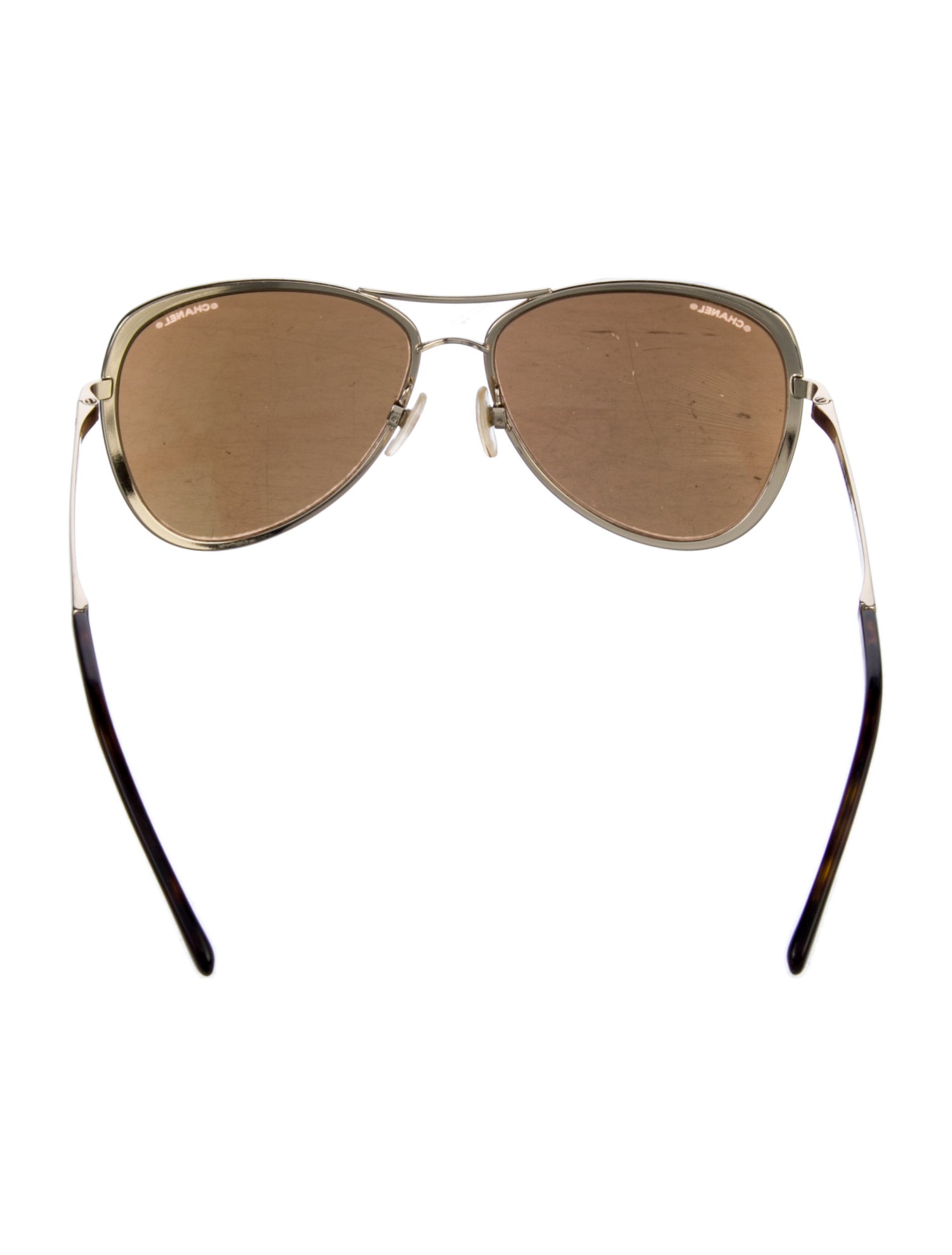 Chanel Pilot Summer Interlocking CC Logo Sunglasses