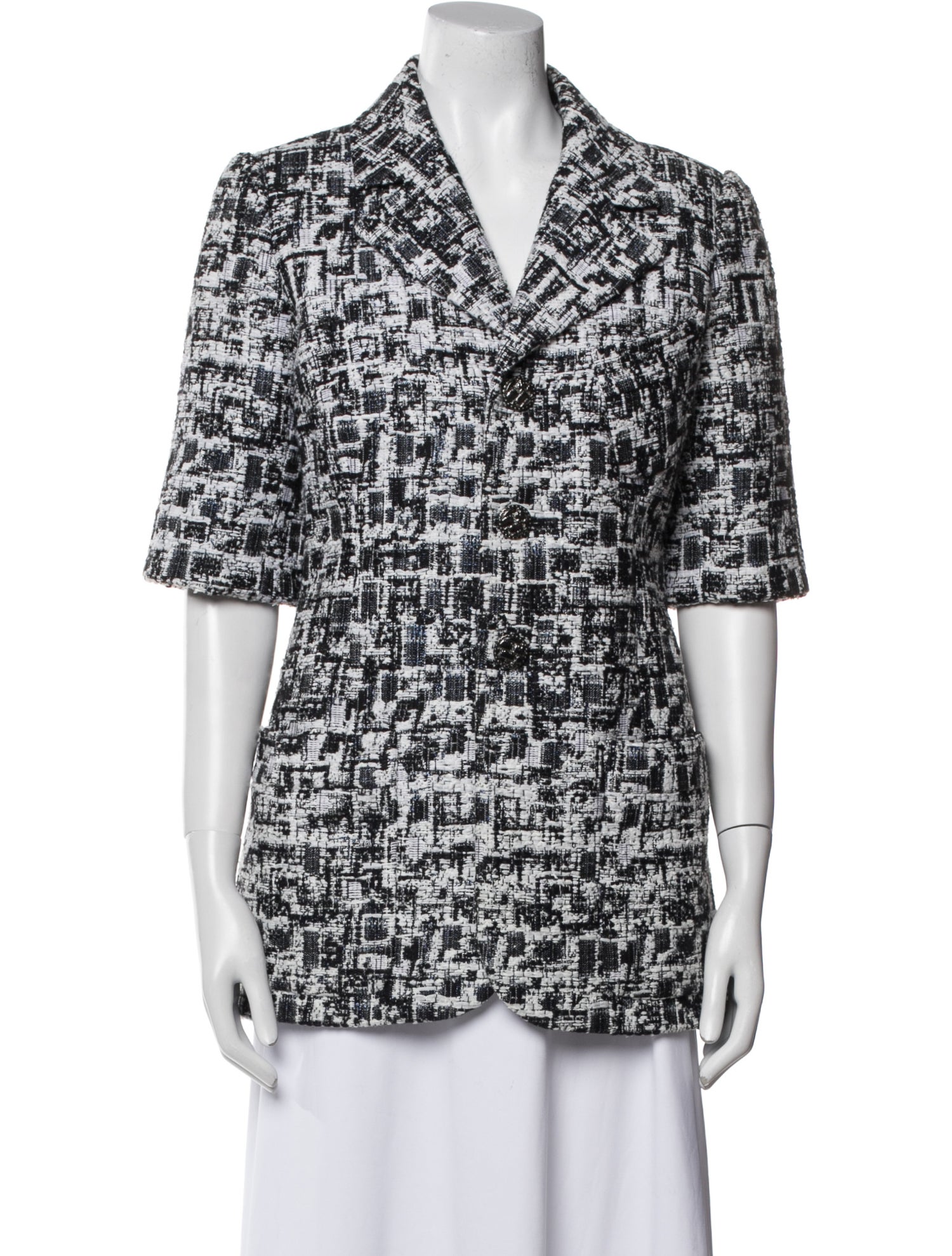 Chanel 2015 Printed Blazer