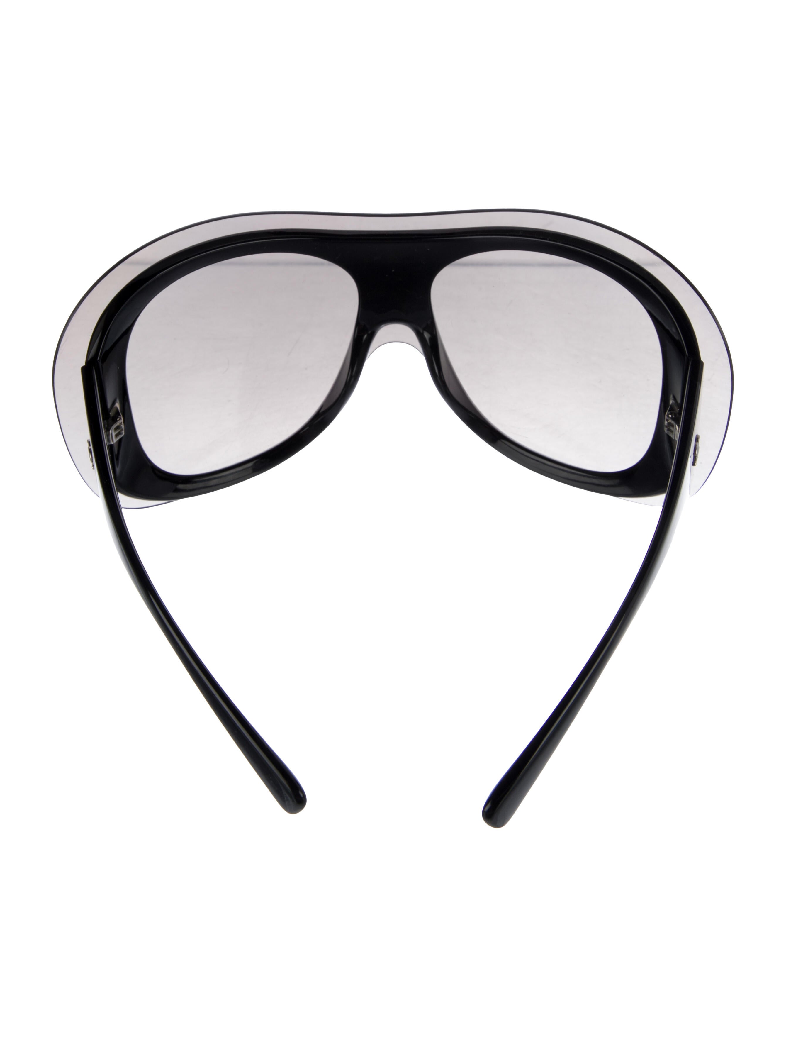 Chanel Interlocking CC Logo Shield Sunglasses