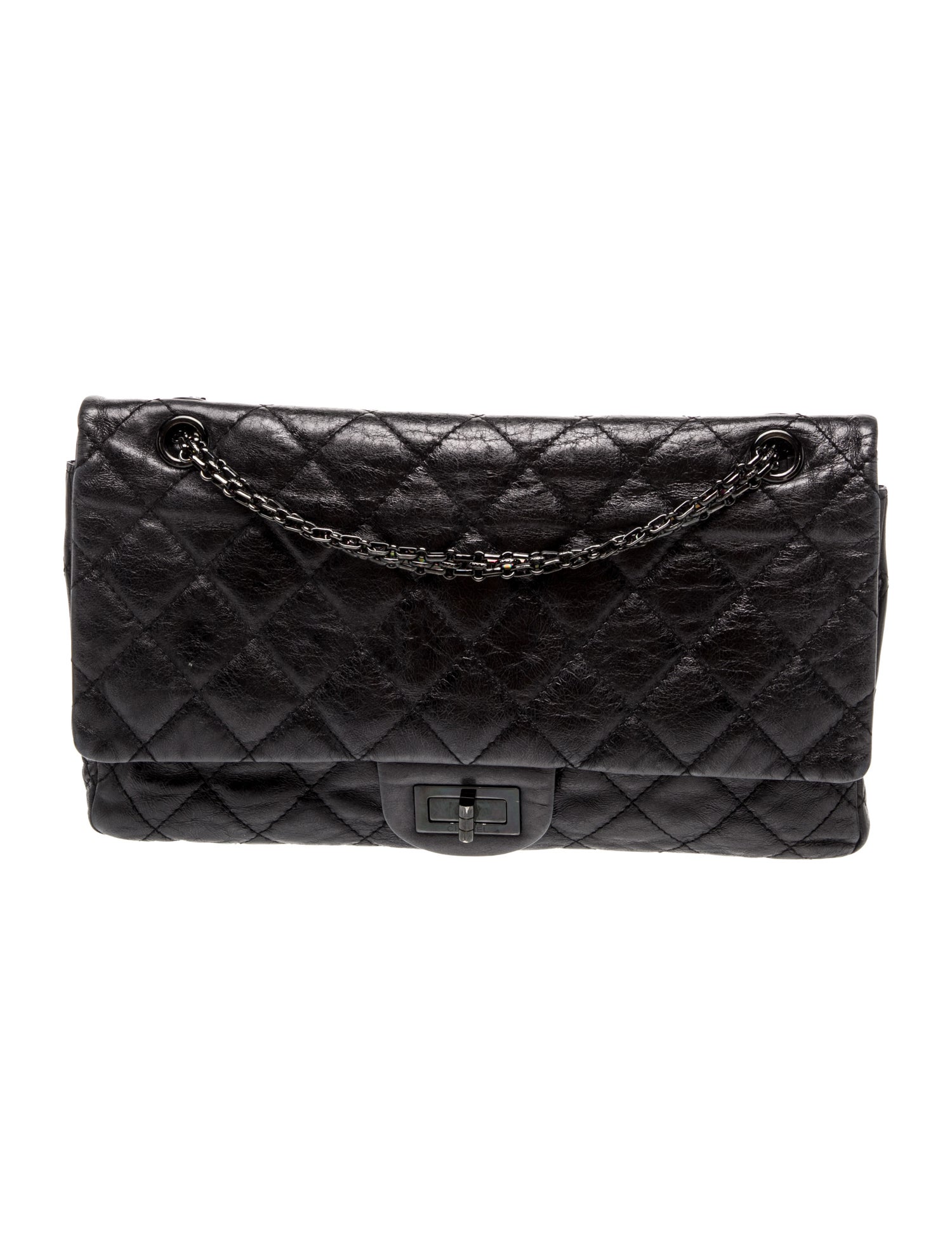 Chanel Reissue So Black 227 Double Flap Bag